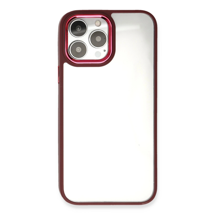 BFS  iPhone 13 Pro Max Kılıf Dora Kapak - Kırmızı