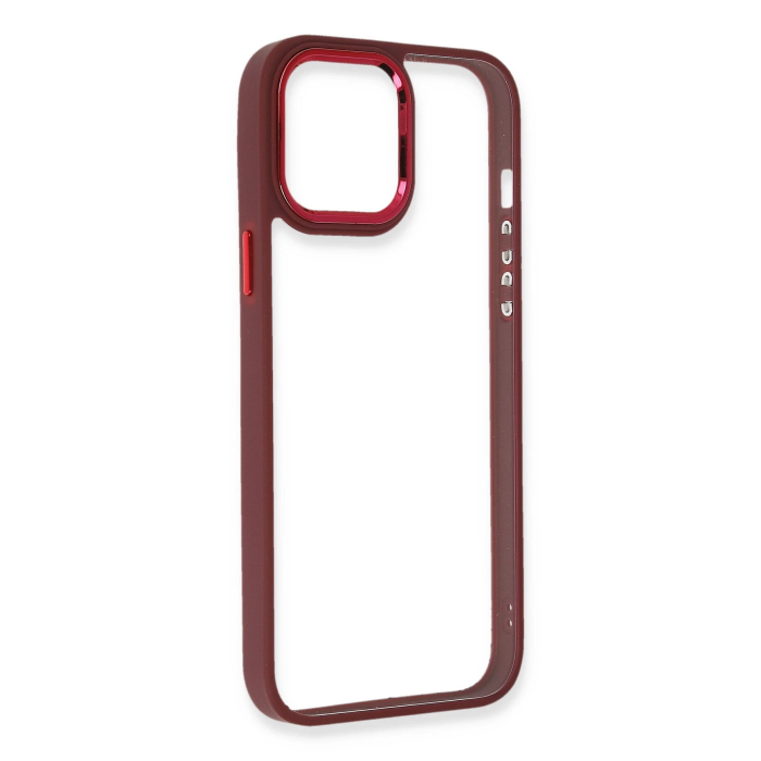 BFS  iPhone 13 Pro Max Kılıf Dora Kapak - Kırmızı
