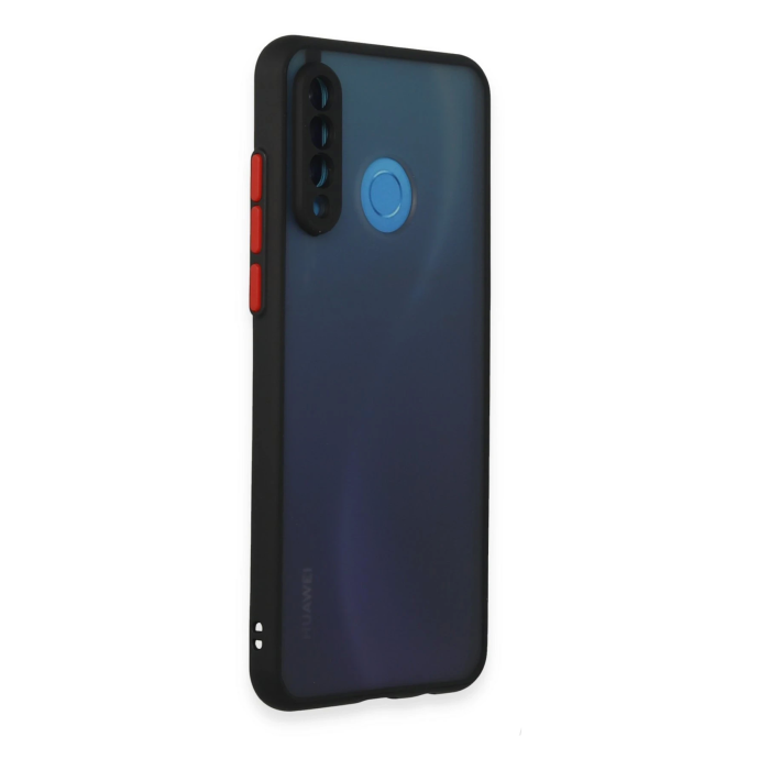 BFS  Huawei P30 Lite Kılıf Montreal Silikon Kapak - Siyah