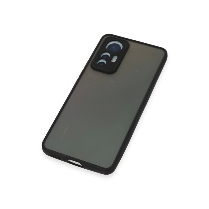 BFS  Xiaomi Mi 12 Lite Kılıf Montreal Silikon Kapak - Siyah