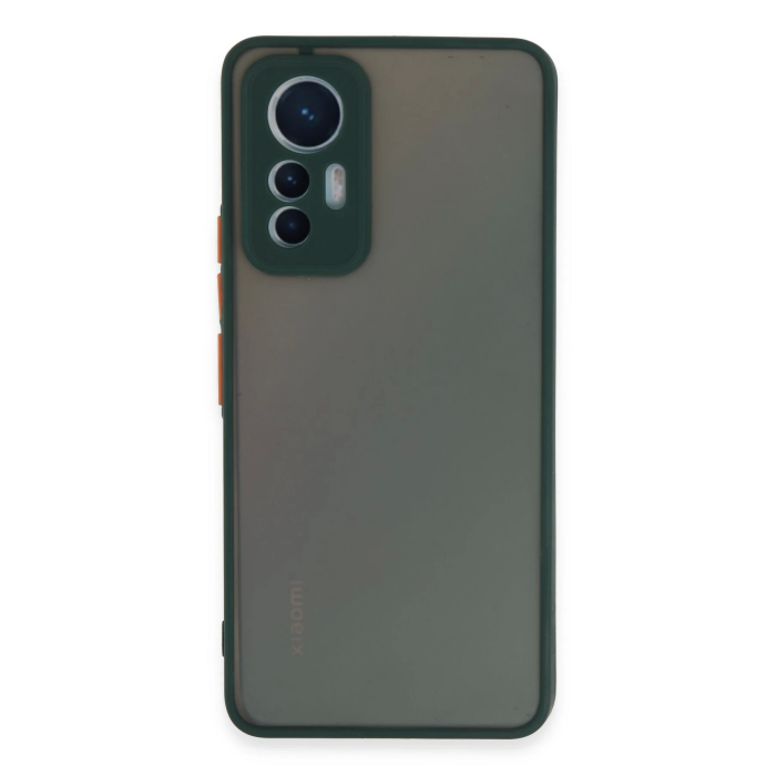 BFS  Xiaomi Mi 12 Lite Kılıf Montreal Silikon Kapak - Yeşil