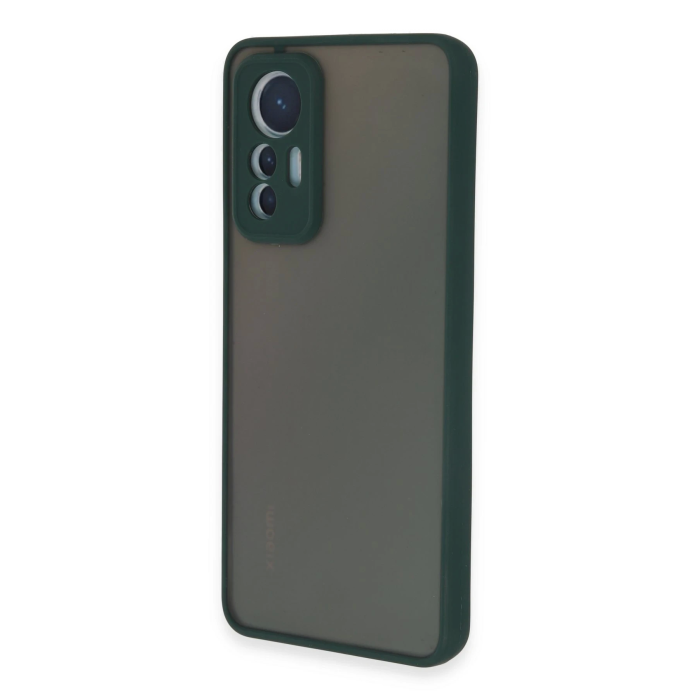 BFS  Xiaomi Mi 12 Lite Kılıf Montreal Silikon Kapak - Yeşil
