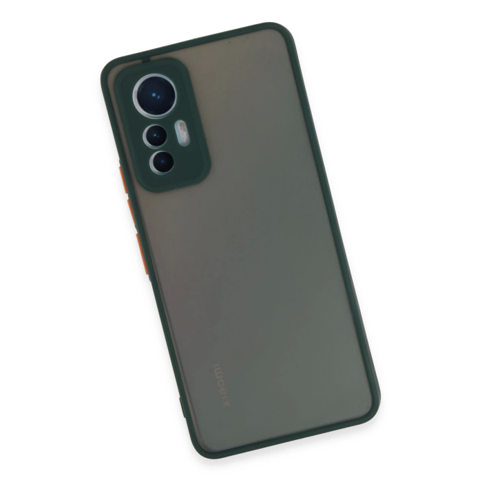 BFS  Xiaomi Mi 12 Lite Kılıf Montreal Silikon Kapak - Yeşil