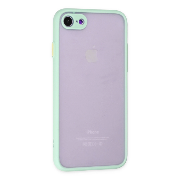 BFS  iPhone 7 Kılıf Montreal Silikon Kapak - Turkuaz