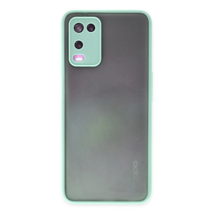 BFS  Oppo A54 4G Kılıf Montreal Silikon Kapak - Turkuaz