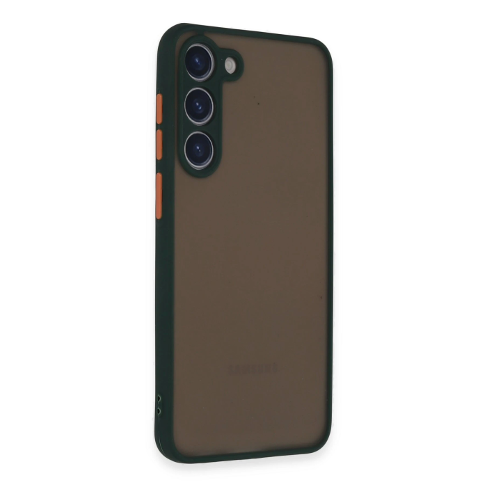 BFS  Samsung Galaxy S23 Plus Kılıf Montreal Silikon Kapak - Yeşil