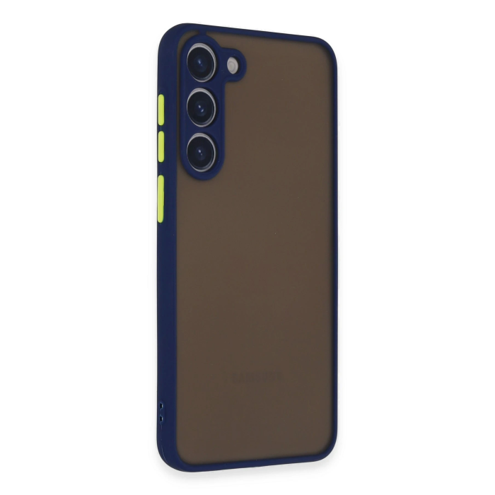 BFS  Samsung Galaxy S23 Plus Kılıf Montreal Silikon Kapak - Lacivert