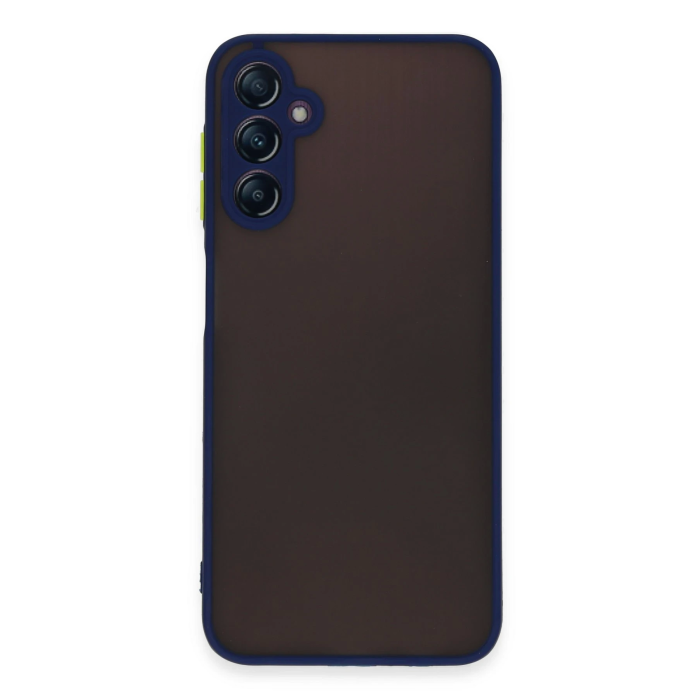 BFS  Samsung Galaxy A14 4G Kılıf Montreal Silikon Kapak - Lacivert