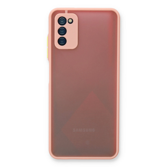 BFS  Samsung Galaxy A03S Kılıf Montreal Silikon Kapak - Pembe