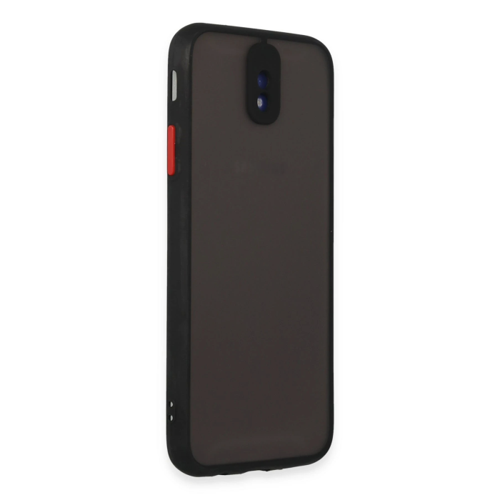 BFS  Samsung Galaxy J7 Pro / J730 Kılıf Montreal Silikon Kapak - Siyah