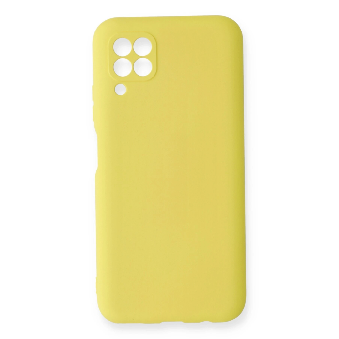 BFS  Huawei P40 Lite Kılıf Nano içi Kadife Silikon - Sarı