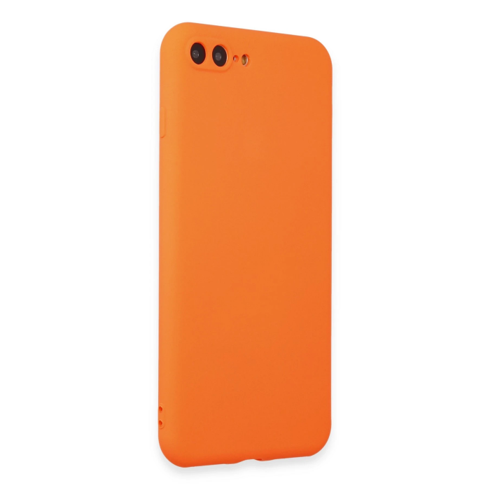 BFS  iPhone 7 Plus Kılıf First Silikon - Turuncu