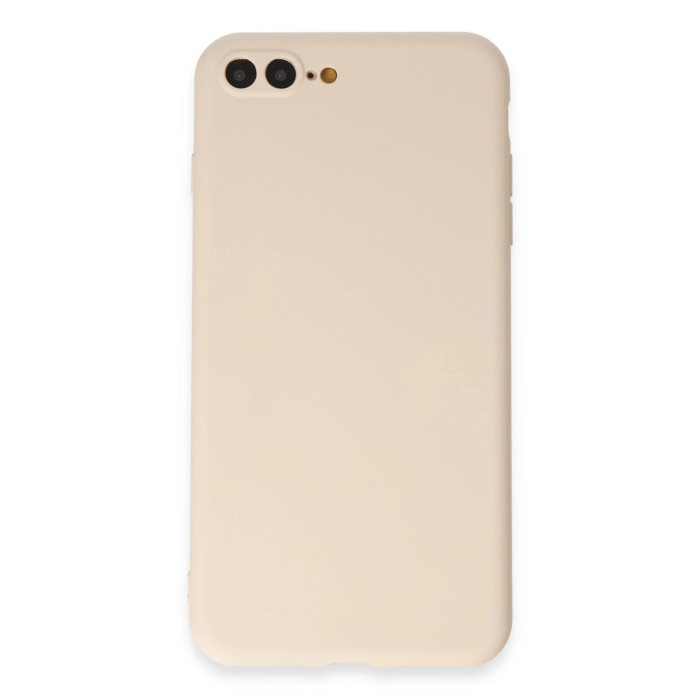 BFS  iPhone 7 Plus Kılıf First Silikon - Krem