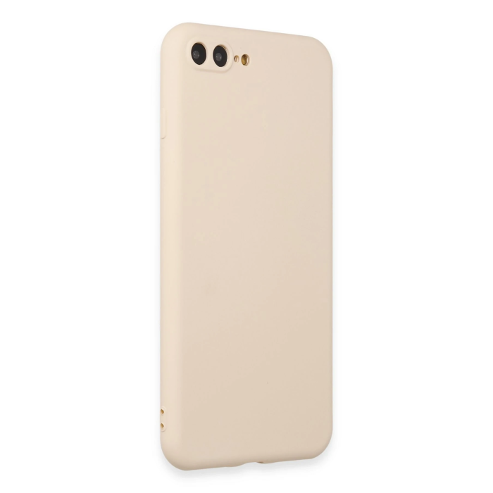 BFS  iPhone 7 Plus Kılıf First Silikon - Krem