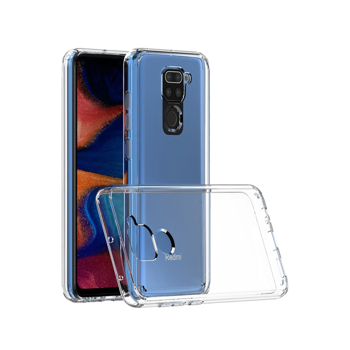 BFS  Xiaomi Redmi Note 9 Kılıf Lüx Şeffaf Silikon - Şeffaf