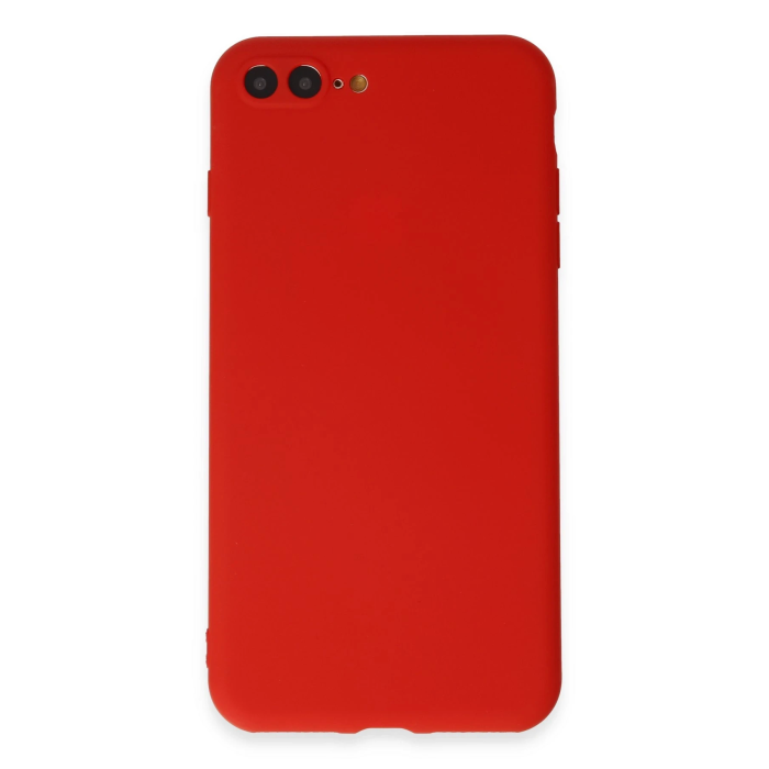 BFS  iPhone 7 Plus Kılıf First Silikon - Kırmızı