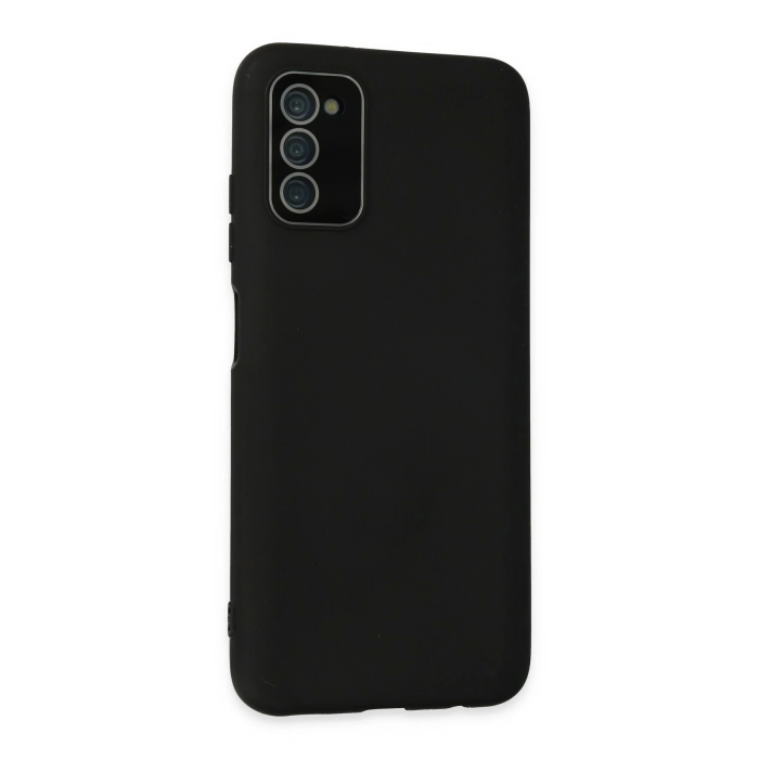 BFS  Samsung Galaxy A03S Kılıf Lansman Glass Kapak - Siyah
