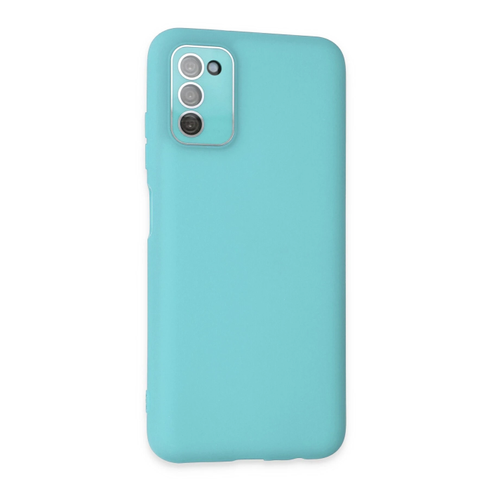 BFS  Samsung Galaxy A03S Kılıf Lansman Glass Kapak - Turkuaz