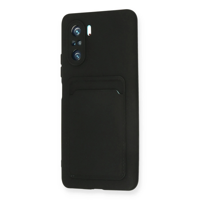 BFS  Xiaomi Mi 11i Kılıf Kelvin Kartvizitli Silikon - Siyah