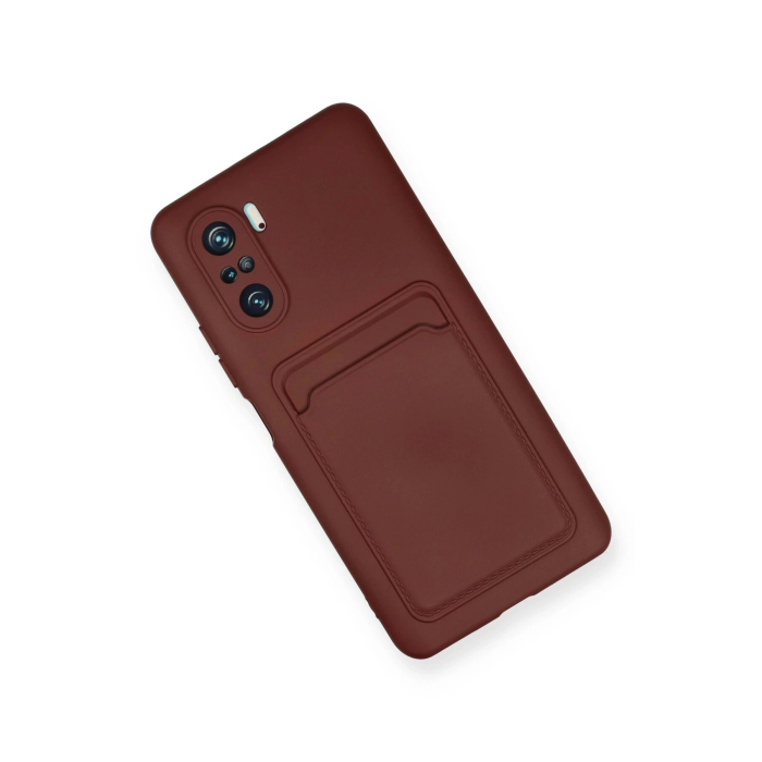 BFS  Xiaomi Mi 11i Kılıf Kelvin Kartvizitli Silikon - Bordo