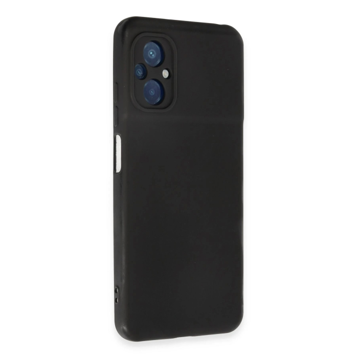 BFS  Xiaomi Poco M5 Kılıf Nano içi Kadife Silikon - Siyah