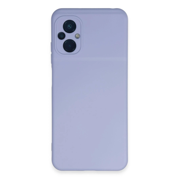 BFS  Xiaomi Poco M5 Kılıf Nano içi Kadife Silikon - Lila