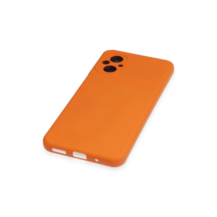 BFS  Xiaomi Poco M5 Kılıf Nano içi Kadife Silikon - Turuncu
