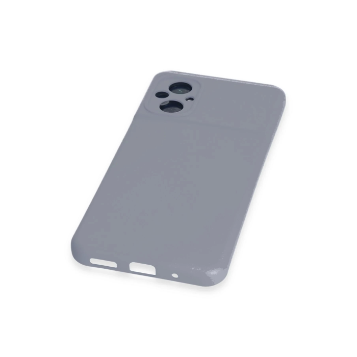 BFS  Xiaomi Poco M5 Kılıf Nano içi Kadife Silikon - Gri