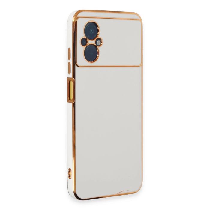BFS  Xiaomi Poco M5 Kılıf Volet Silikon - Beyaz