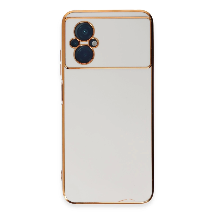 BFS  Xiaomi Poco M5 Kılıf Volet Silikon - Beyaz