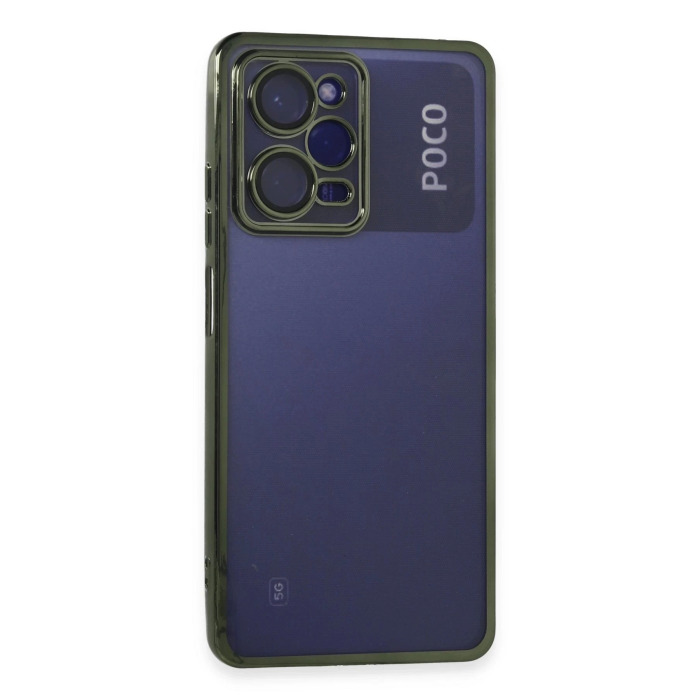 BFS  Xiaomi Poco X5 Pro 5G Kılıf Razer Lensli Silikon - Yeşil