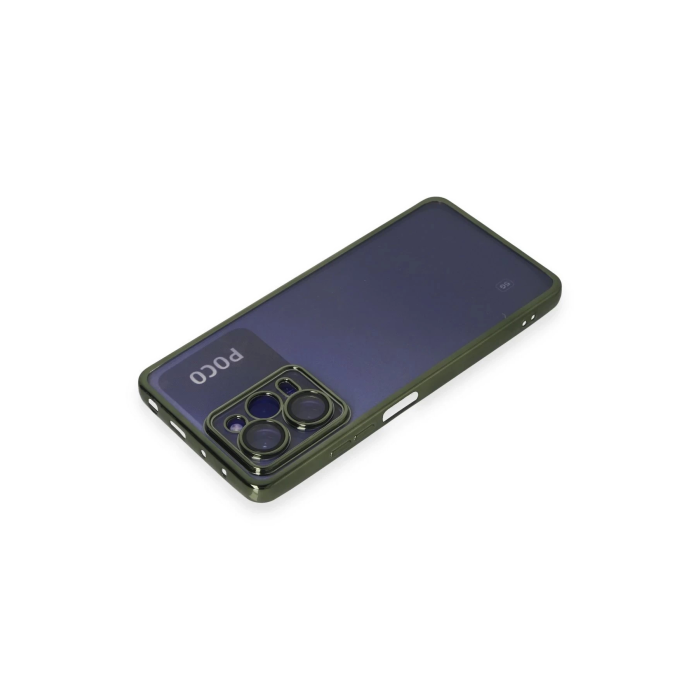 BFS  Xiaomi Poco X5 Pro 5G Kılıf Razer Lensli Silikon - Yeşil