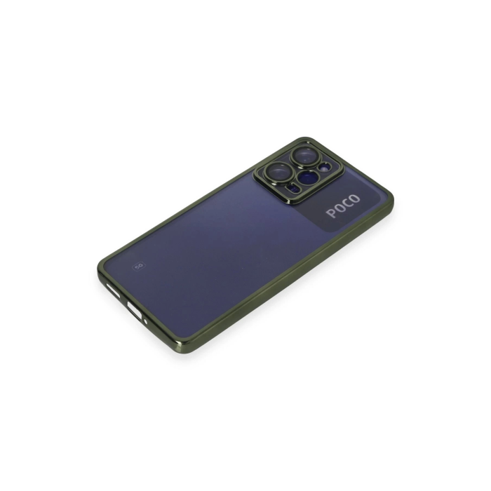 BFS  Xiaomi Poco X5 Pro 5G Kılıf Razer Lensli Silikon - Yeşil