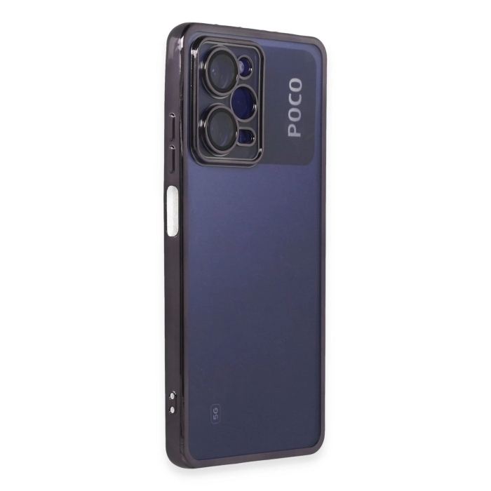 BFS  Xiaomi Poco X5 Pro 5G Kılıf Razer Lensli Silikon - Mor