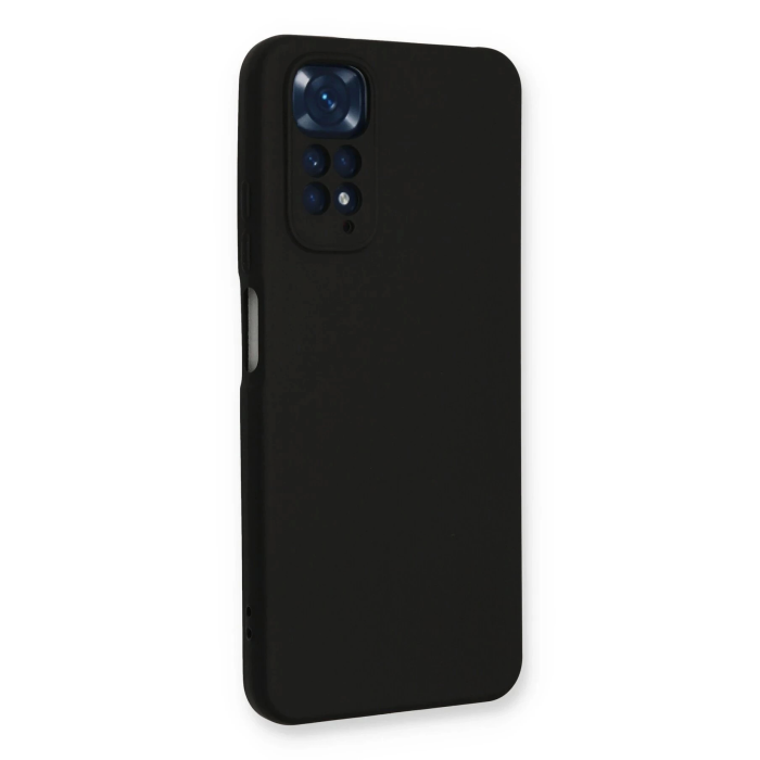 BFS  Xiaomi Redmi Note 11 Kılıf Nano içi Kadife Silikon - Siyah