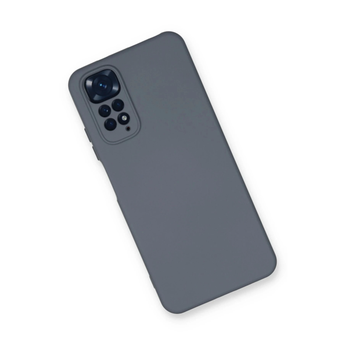 BFS  Xiaomi Redmi Note 11 Kılıf Nano içi Kadife Silikon - Gri