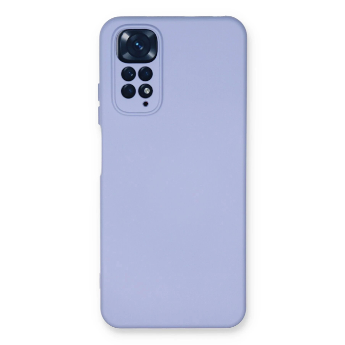 BFS  Xiaomi Redmi Note 11 Kılıf Nano içi Kadife Silikon - Lila