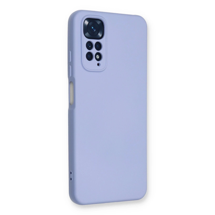 BFS  Xiaomi Redmi Note 11 Kılıf Nano içi Kadife Silikon - Lila
