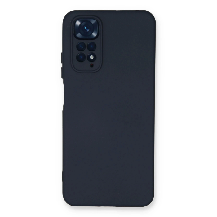 BFS  Xiaomi Redmi Note 11 Kılıf Nano içi Kadife Silikon - Lacivert