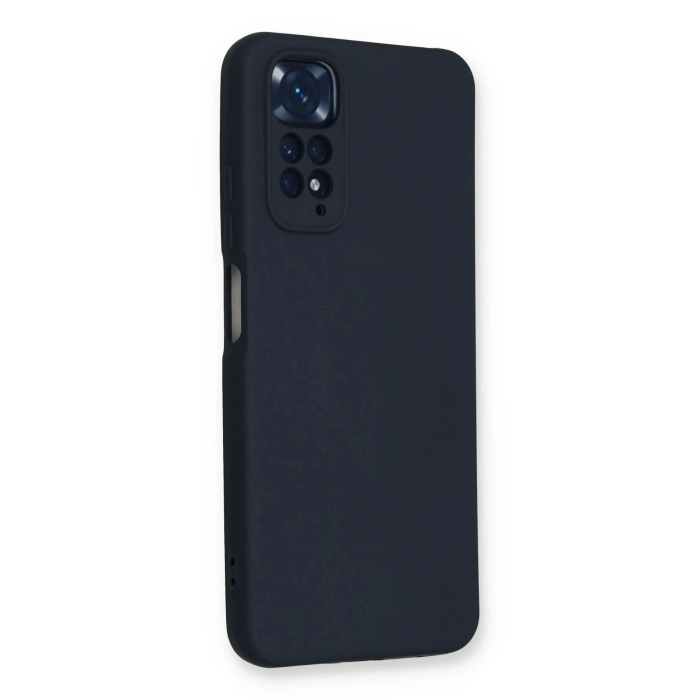 BFS  Xiaomi Redmi Note 11 Kılıf Nano içi Kadife Silikon - Lacivert