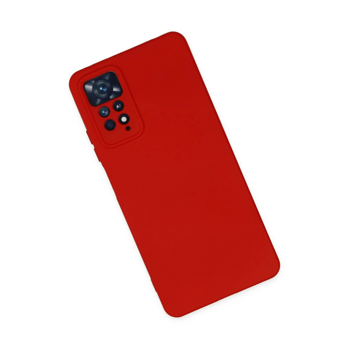 BFS  Xiaomi Redmi Note 11 Pro Kılıf Nano içi Kadife Silikon - Kırmızı