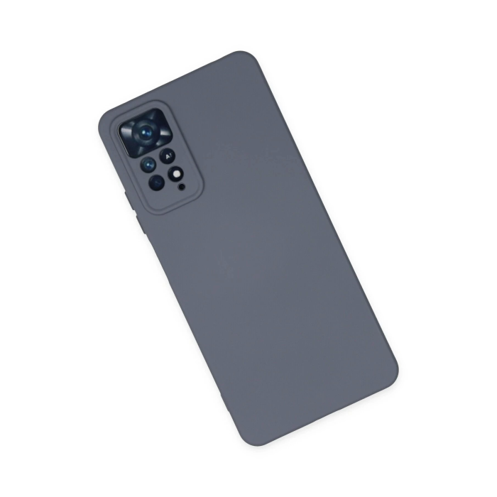 BFS  Xiaomi Redmi Note 11 Pro Kılıf Nano içi Kadife Silikon - Gri