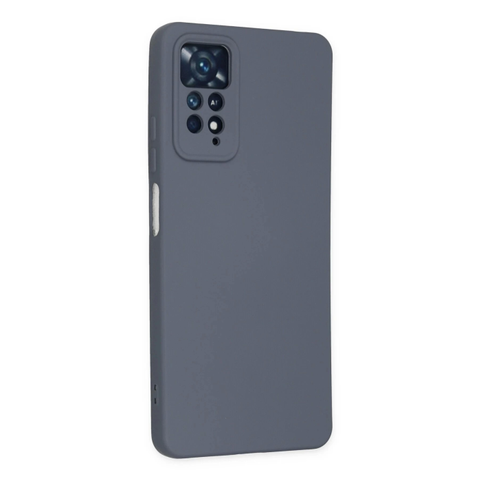 BFS  Xiaomi Redmi Note 11 Pro Kılıf Nano içi Kadife Silikon - Gri