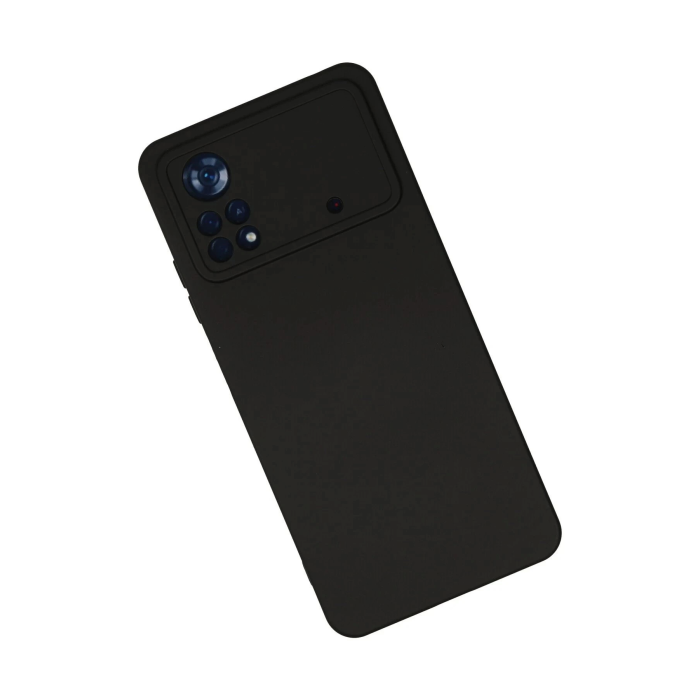 BFS  Xiaomi Poco X4 Pro 5G Kılıf Nano içi Kadife Silikon - Siyah