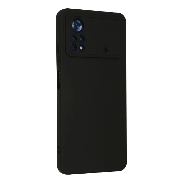 BFS  Xiaomi Poco X4 Pro 5G Kılıf Nano içi Kadife Silikon - Siyah