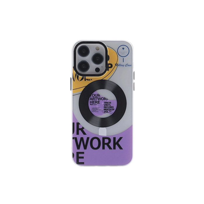 BFS  iPhone 12 Pro Max Kılıf Apollo Magneticsafe Desenli Kapak - Apollo Şeffaf - 6