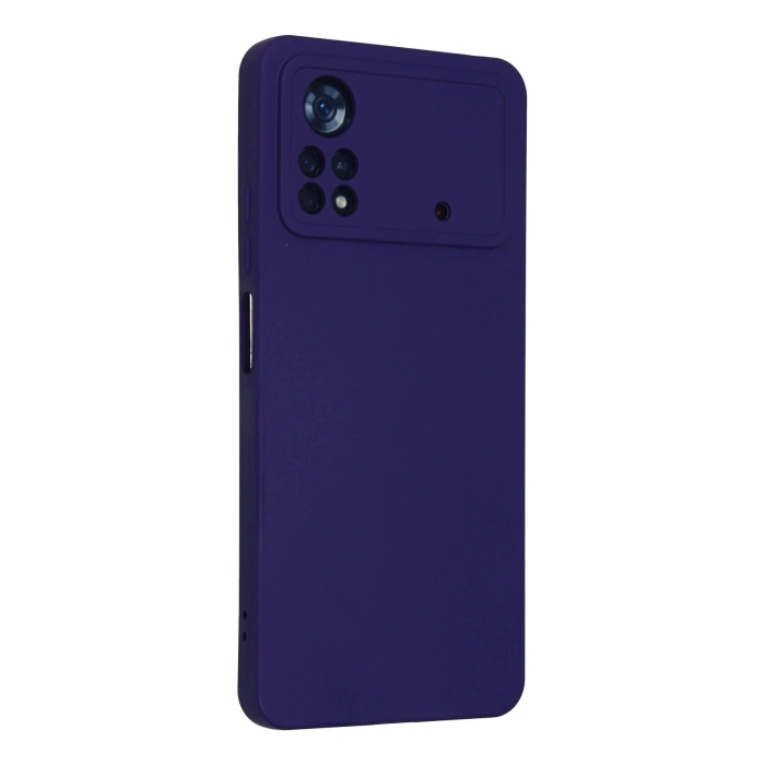 BFS  Xiaomi Poco X4 Pro 5G Kılıf Nano içi Kadife Silikon - Mor