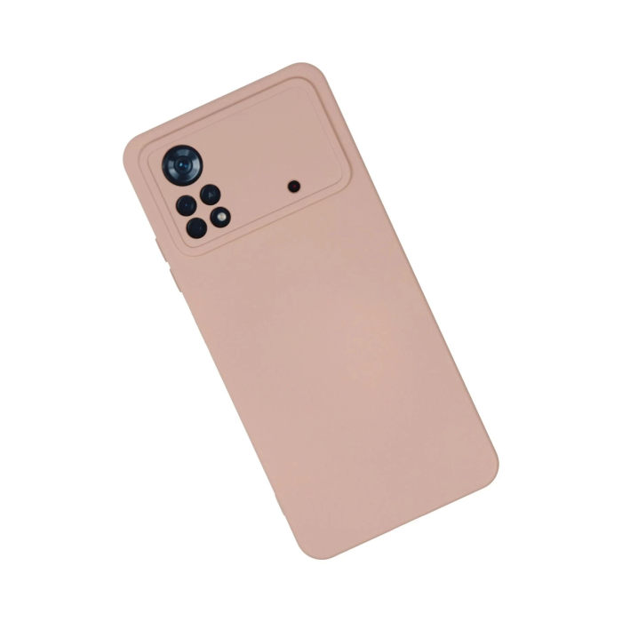 BFS  Xiaomi Poco X4 Pro 5G Kılıf Nano içi Kadife Silikon - Pudra
