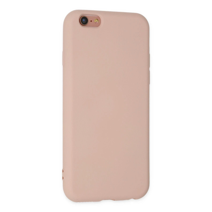 BFS  iPhone 6 Kılıf Nano içi Kadife Silikon - Pudra