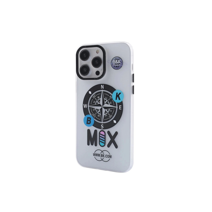 BFS  iPhone 13 Pro Kılıf Apollo Magneticsafe Desenli Kapak - Apollo Şeffaf - 3